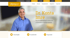 Desktop Screenshot of kontadent.hu