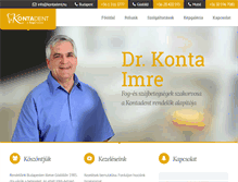 Tablet Screenshot of kontadent.hu